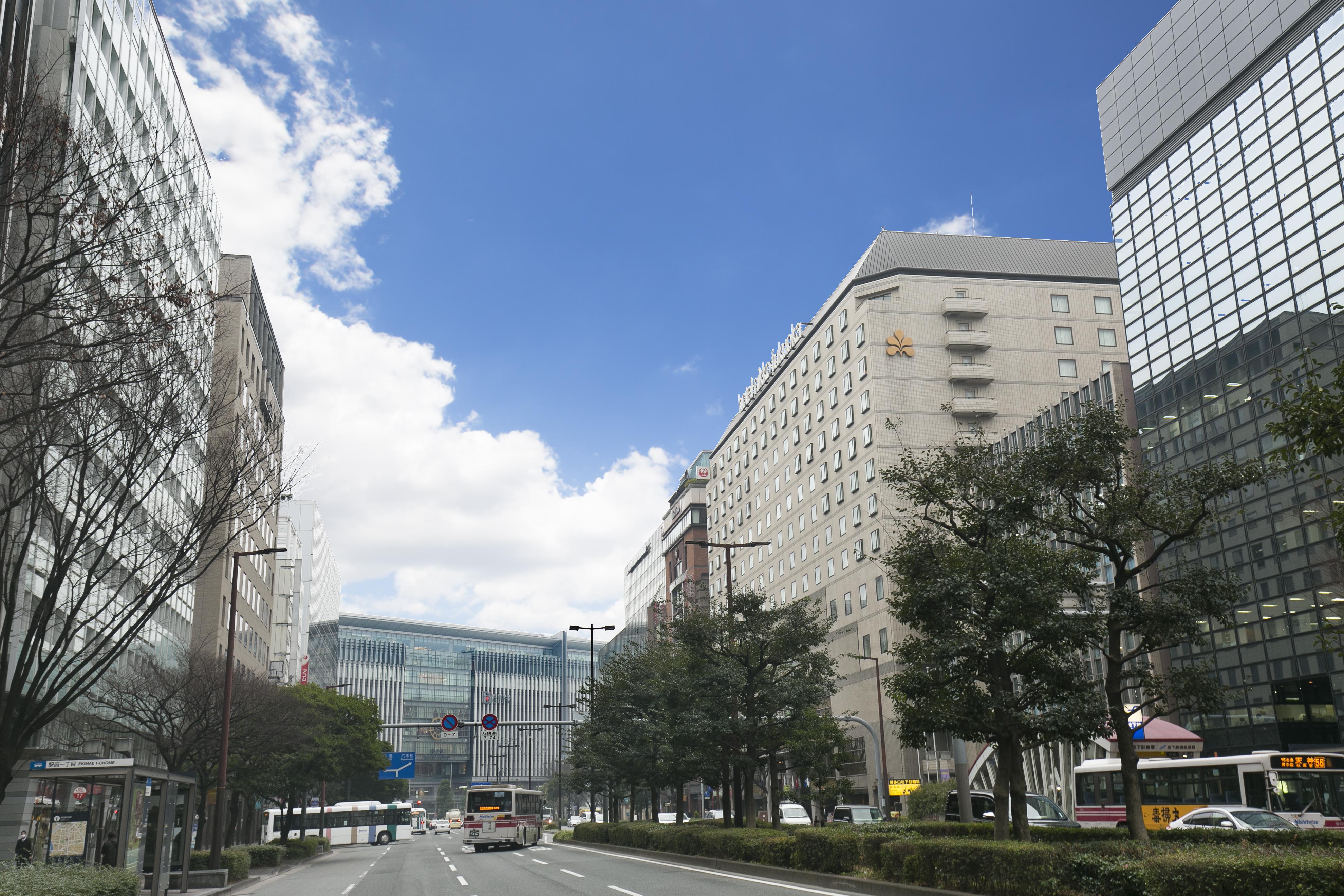 Hotel Nikko Fukuoka Fukuoka  Eksteriør bilde The campus